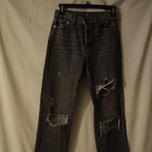 BDG urban outfitters Straight Size 25 Black Jean
